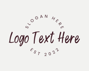 Signature - Generic Wordmark Business logo design