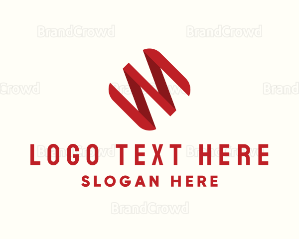 Generic Ribbon Marketing Logo