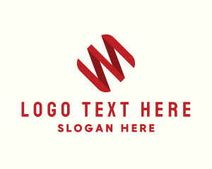 Generic Ribbon Marketing  Logo