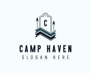 Adventure Arrow Camp logo design