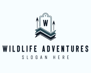 Adventure Arrow Camp logo design