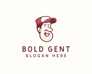 Retro Delivery Man  logo design