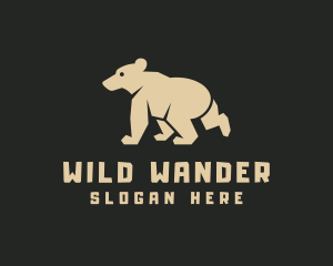 Wildlife Bear Animal logo design