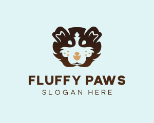Fluffy - Fluffy Puppy Dog logo design