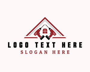 Craft - Drill Roof Carpentry logo design