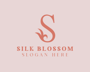 Floral Letter S logo design