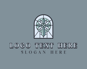 Holy - Church Cross Christianity logo design