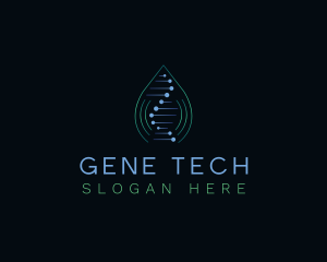 Biotech Research Technology DNA logo design