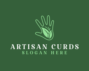 Eco Garden Hand  logo design