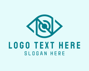 Security - Security Eye Letter N logo design