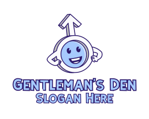 Male - Male Symbol Cartoon logo design