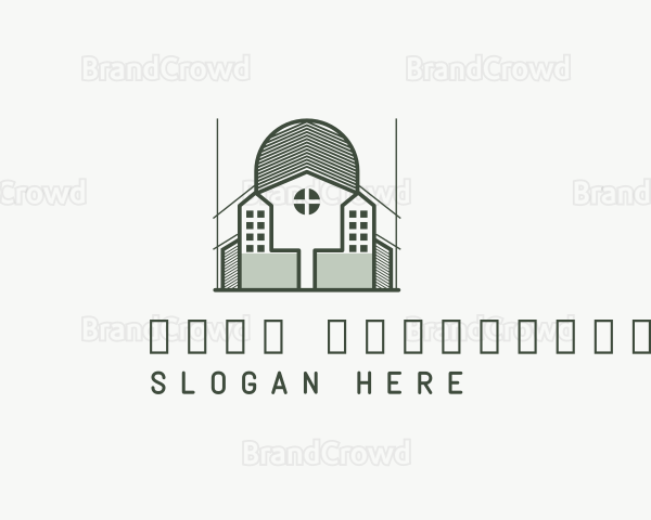 Dome Building Architecture Logo