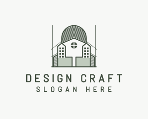 Architectural - Dome Building Architecture logo design