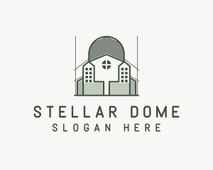 Dome Building Architecture logo design