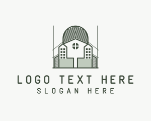 Engineer - Dome Building Architecture logo design