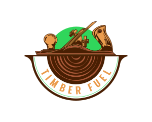 Wood Planer Timber Craft logo design