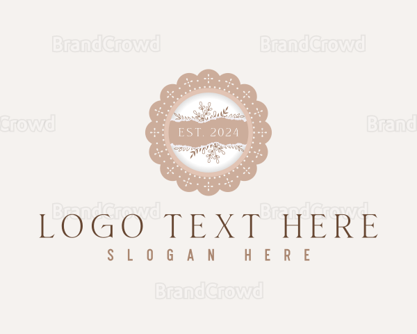 Feminine Floral Doily Logo