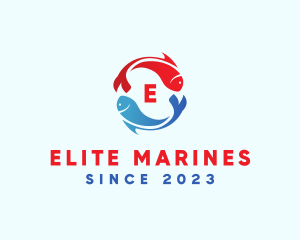 Marine Fish Pet logo design