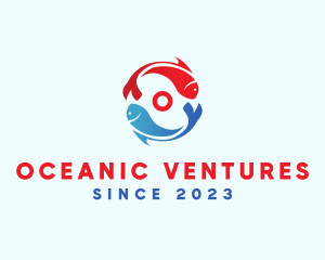 Marine Fish Pet logo design