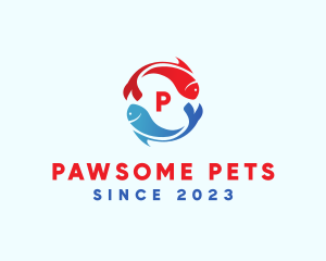 Marine Fish Pet logo design