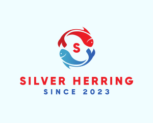 Herring - Marine Fish Pet logo design