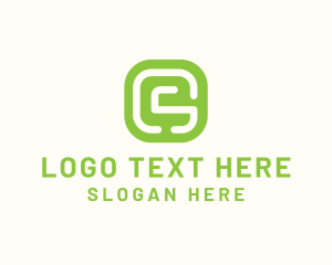 Ecommerce - GS Green Icon logo design