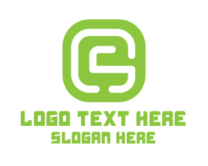 Icon - GS Green Icon logo design
