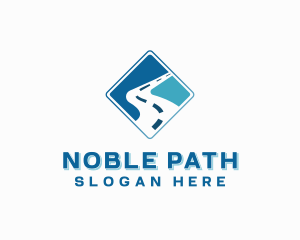 Highway Pavement Road logo design