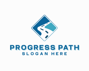 Highway Pavement Road logo design