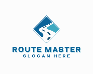 Highway Pavement Road logo design