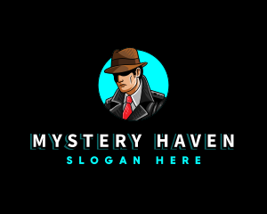 Detective Investigator Gentleman logo design