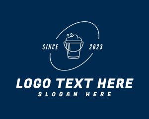 Bucket - Cleaning Bucket Sanitation logo design