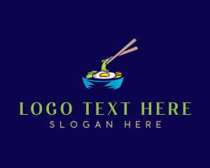 Bowl - Korean Asian Food logo design