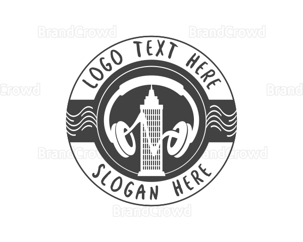 Urban Headphone Music Logo