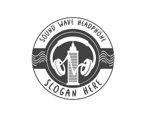 Headphone - Urban Headphone Music logo design