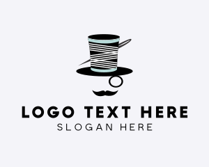 Male - Tailoring Gentleman Hat logo design