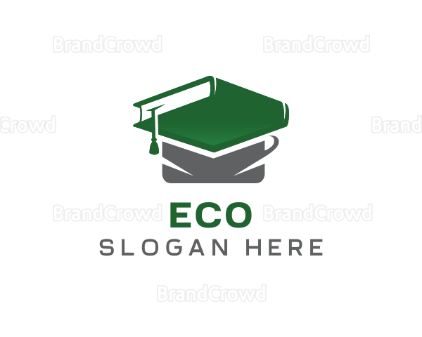 Graduation Education Book Logo