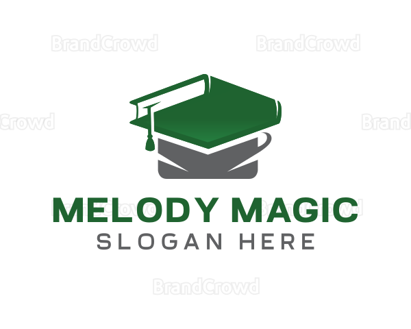 Graduation Education Book Logo