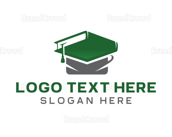 Graduation Education Book Logo