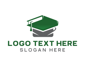 Learning App - Graduation Education Book logo design