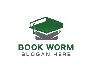 Book - Graduation Education Book logo design