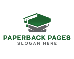 Book - Graduation Education Book logo design