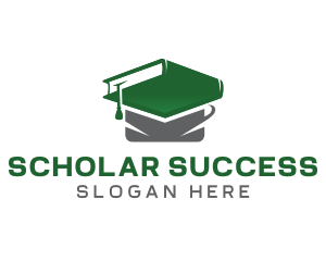 Scholarship - Graduation Education Book logo design