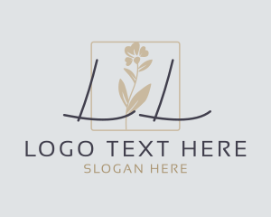 Entrepreneur - Minimalist Floral Fashion logo design