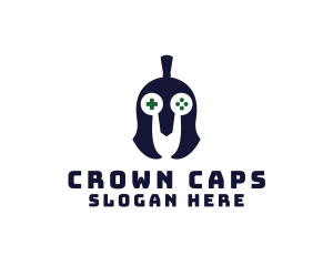 Headgear - Game Controller Spartan Gaming logo design