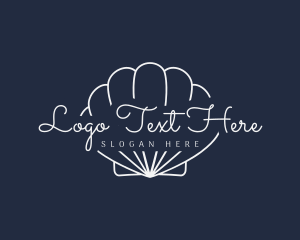Lettering - Luxurious Clam Company logo design