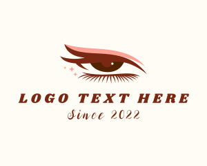 Lady - Sparkling Beauty Eyelash logo design