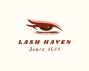 Sparkling Beauty Eyelash logo design