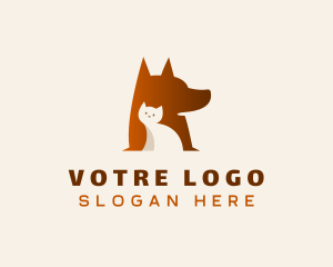 Dog & Cat Pet Shop Logo