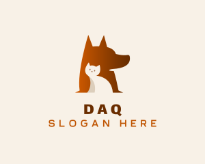 Dog & Cat Pet Shop Logo